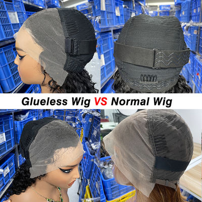 Front Lace Human Hair Wigs Customized Package With Free LOGO And Package Design 150G-300G Hair Weight Customizable Design