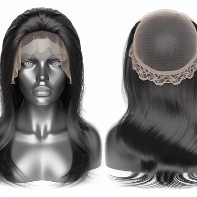 Handmade Virgin Hair Lace Wig with Swiss Lace 150G-300G