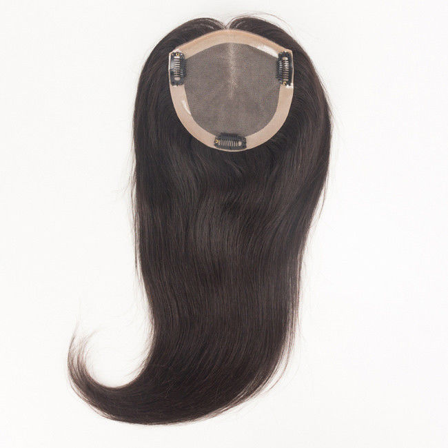 Natural Real Virgin Remy Ladies Women'S Toupee Wigs Human Hair Replacement Transparent Lace Topper
